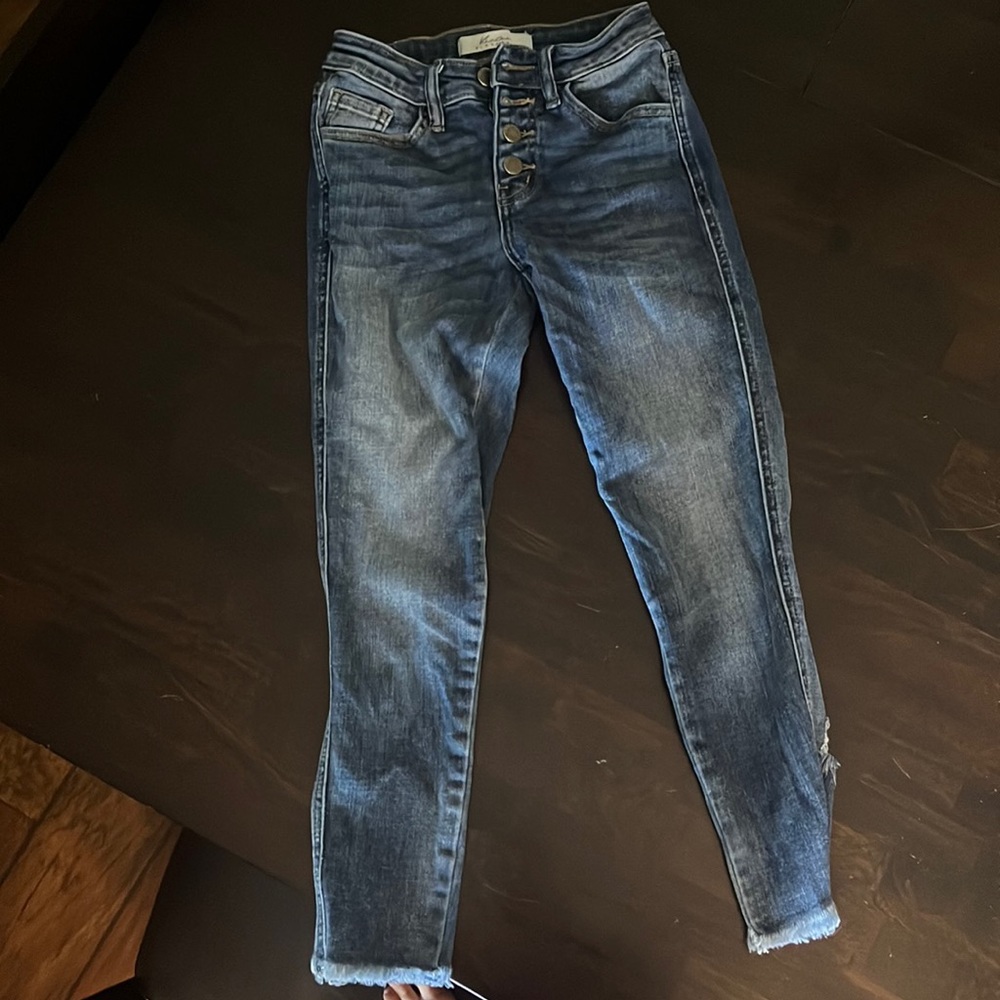 Dark wash kancan jeans